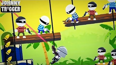 Johnny Trigger Gameplay all Levels IOS, Android Walkthrough Mobile Update Level