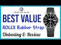 Rolex Rubber Strap Unboxing: Crafter Blue RX01 Review