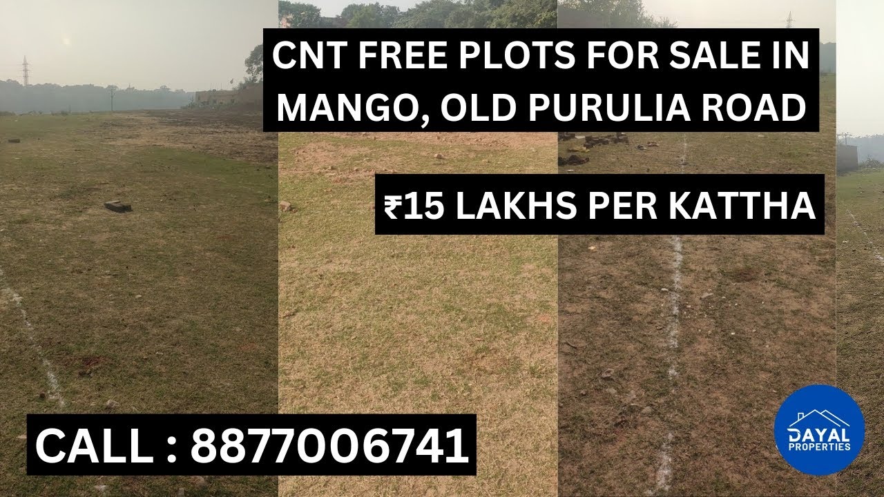Exclusive CNT Free Plots for Sale in Mango, Jamshedpur Old Purulia