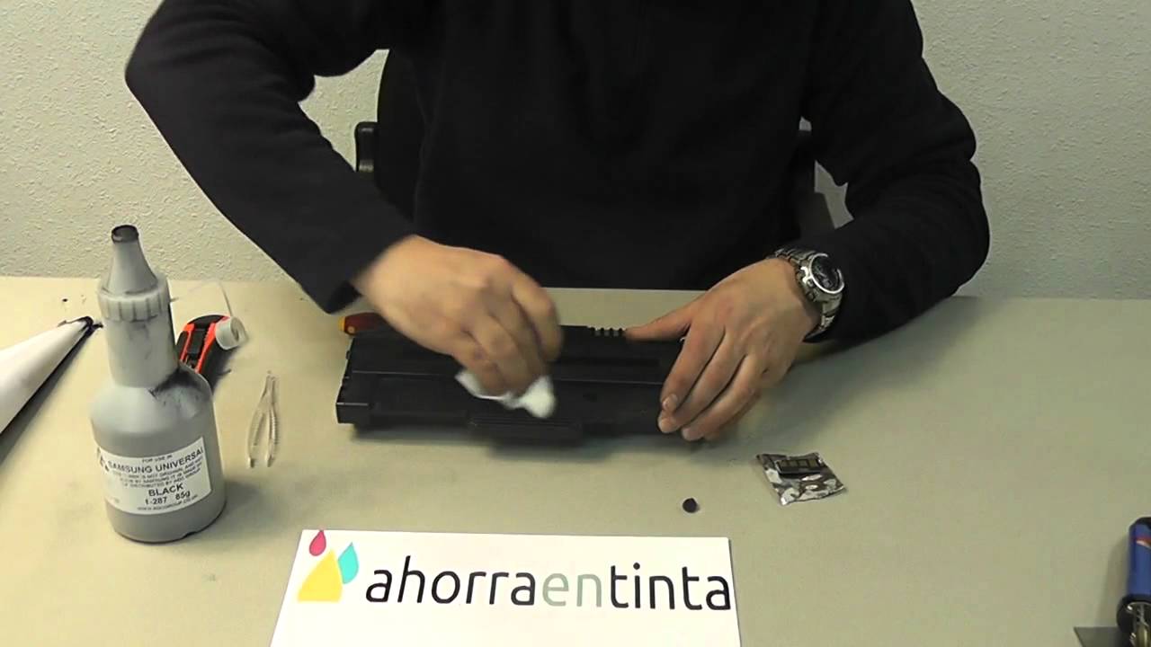 Samsung MLT-D1052L/ELS Como Recargar cartucho para Samsung Ml-1910,ML-1915, Scx4623F Sxc4600