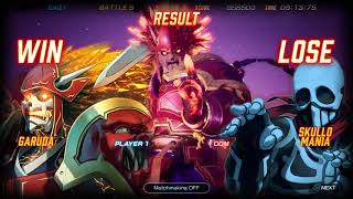 FIGHTING EX LAYER Garuda Arcade Mode Easy