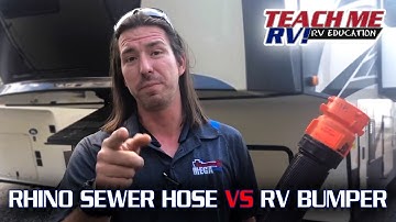 Rhino Sewer Hose vs RV Bumper | Teach Me RV!