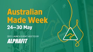 Australian Made Week | 2021 Launch Event Hosted By AlphaFit