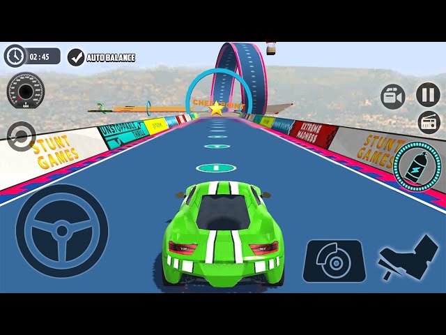 Play Crazy Car Impossible Sky Tracks