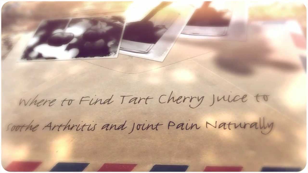 Cherry Juice and Arthritis Pain Relief