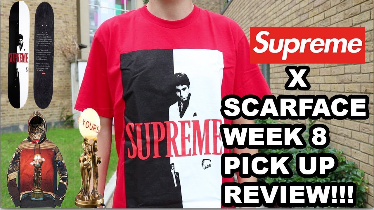 supreme x scarface t shirt