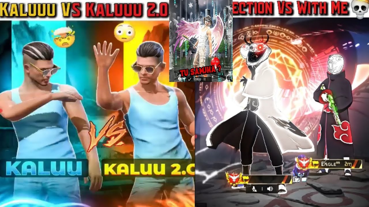 Kaluuu VS Kaluuu 2.0 😳😱 Wait For Kaluuu 2.0 🗿👊 #freefire #funny @kaluu_is_here_73 
