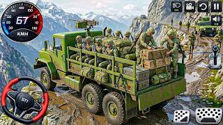 US Army Cargo Simulator Game: Military real cargo missions offroad adventure - android gameplay screenshot 2
