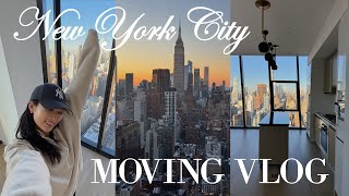 : NYC moving vlog  moving into my new apartment + empty apt tour, a new chapter & reflecting on 2023