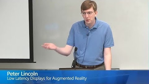 Low Latency Displays for Augmented Reality