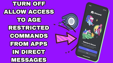 How To Turn Off Allow Access To Age Restricted Commands From Apps In Direct Messages On Discord App