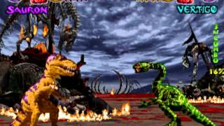Primal Rage WTF Plus Dino Graveyard is Playable
This is why you do not block Chaos Fart of Fury in the Final Battle! Also never knew the Dino-Graveyard was playable in game under normal circumstances (Just hit start!)
Sorry I dont have the sound 100% since it was running the mic and I forgot to change it back to record my audio and no I do not speak at all. Primal Rage WTF Plus Dino Graveyard is Playable