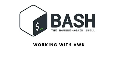Working with AWK in Bash