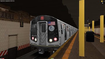 OpenBVE RP Multiplayer: NYC Subway R160A Alstom R to Forest Hills 71 Ave