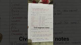 #civil engineering notes #site_practical_notes