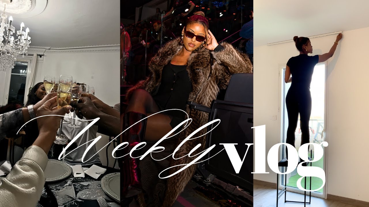 Weekly vlog : maison update, soirée dingue, haul mango, pièce dressing, skincare new