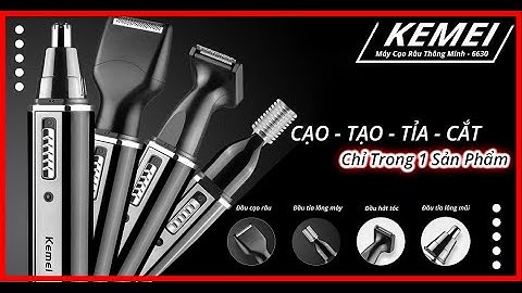 Máy cạo râu 4 trong 1 Kemei 6630