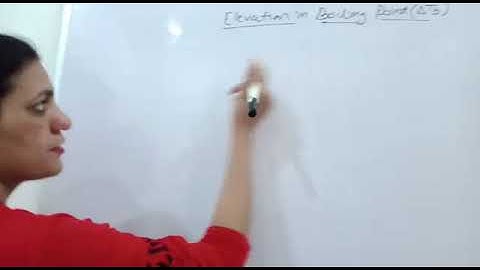 Elevation in boiling point part2