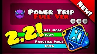 😈 POWER TRIP FULL VERSION! [2.2] Geometry Dash 2.2 Beta! Resimi