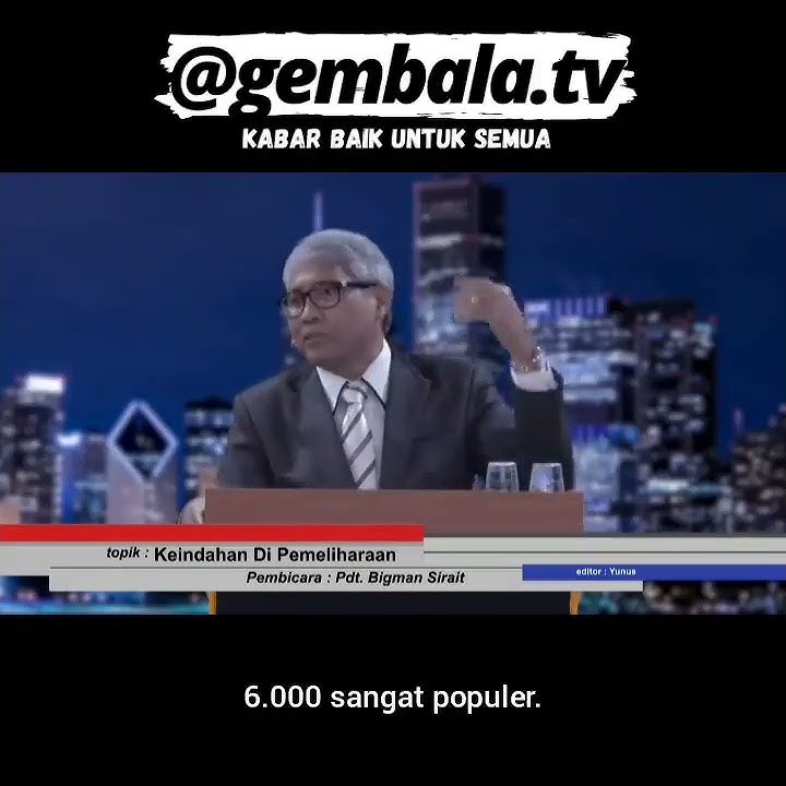 CLAIM JANJI TUHAN  || PDT. BIGMAN SIRAIT