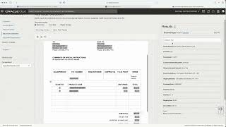 Demo OCI Document Understanding