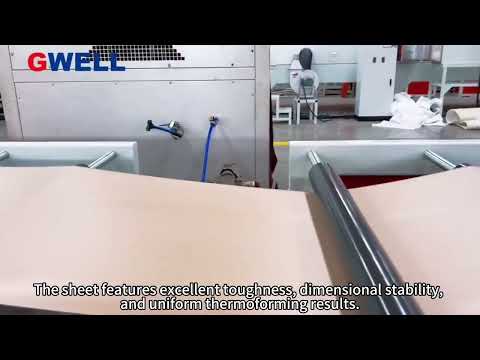 Gwell’s ABS thermoforming sheet production line  #ABS sheet extrusion #Contact info:+8615906224625 