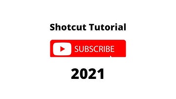 Shotcut Tutorial- Add animated Subscribe button (2022)