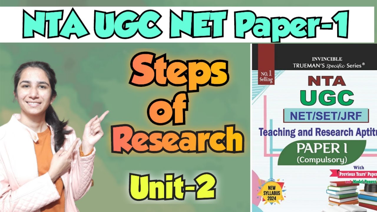 Steps of Research/UGC NET Paper-1/Trueman's Series@InculcateLearning#ugcnetpaper1