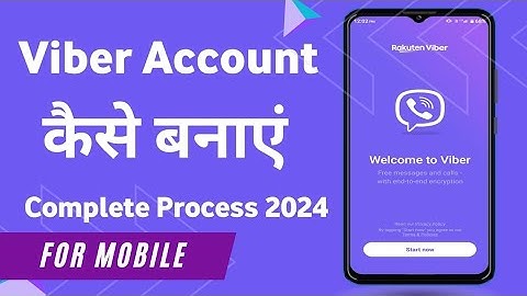 Viber Account Kaise Banaye | Step-by-Step Guide for Beginners 2024