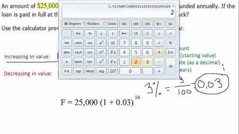 Finding a final amount in a word problem on exponential growth and decay