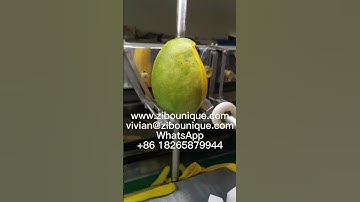 Mango peeling machine