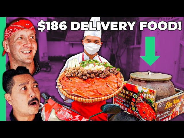 $3 Delivery Food vs $186 Delivery Food in Vietnam!! America Can