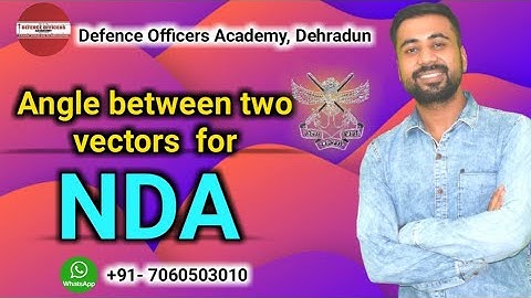 Angle between two vectors for NDA