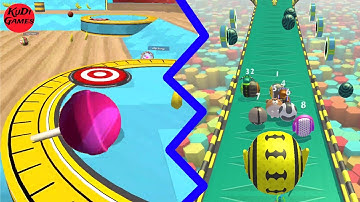 GOING BALLS vs ACTION BALLS with Ghost Race - Gameplay Walkthrough #59 NEW LEVELS UPDATE