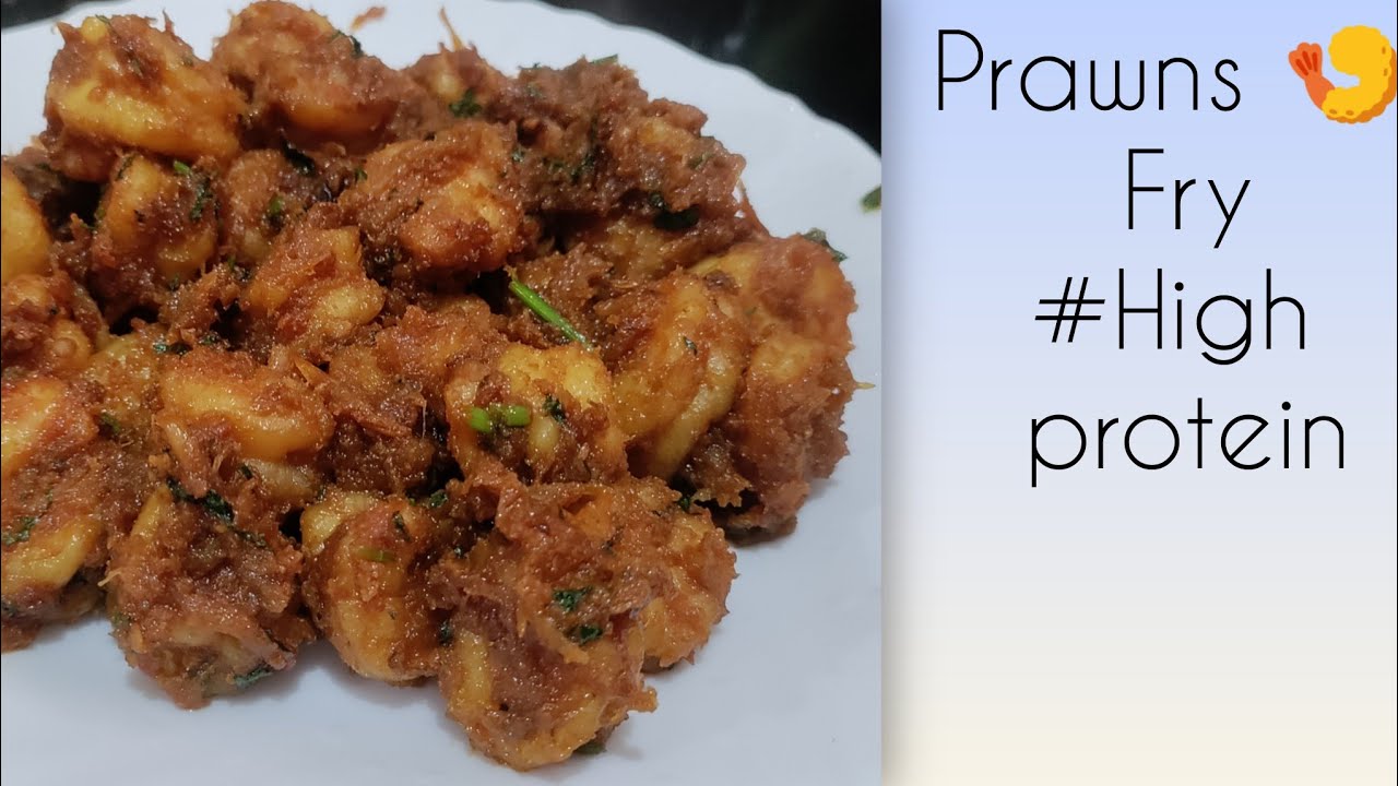 Prawns 🍤 Fry #highprotein #easy #tasty #cooking 