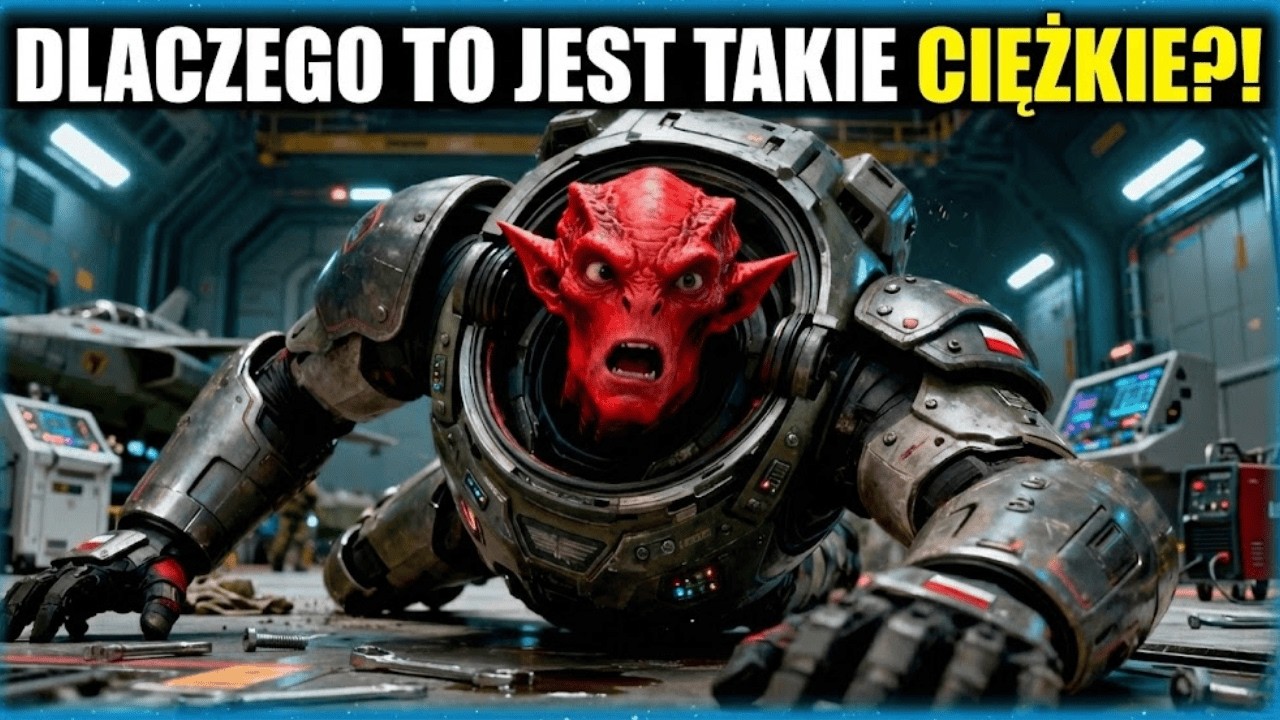 Generał obcych przymierza ludzki pancerz i nie może nawet wstać | Najlepsze historie HFY