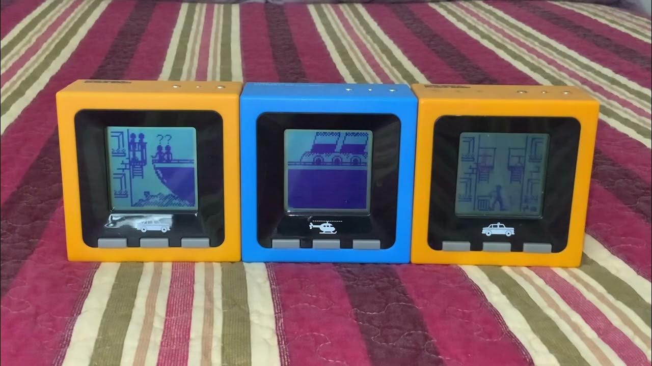 Radica Bandai Cube World Global GetAWay & Block Bash Part 1 YouTube