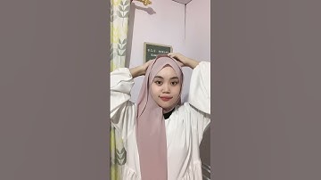PASHMINA TUTORIAL COVERING THE CHEST || ELEGANT AND BEAUTIFUL || #shorts #helpsubscribe #hijabtut...