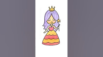 How to draw a fairy princess | easy drawing for kids #stepbystep #simpledrawing #tutorial #kidsart