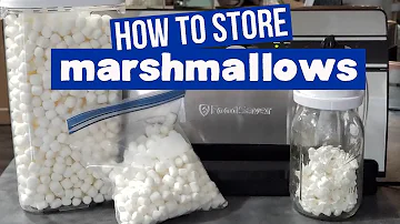 Can you vacuum pack marshmallows?