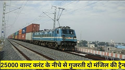 Double stack train on wdfc | dfc | dfccil | train videos | double container train | trains | viral