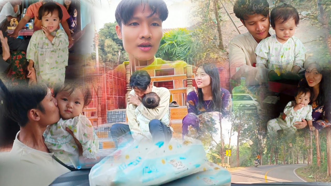 I met my daughter and wife again.ဖိုးဒါသိပ်မမှတ်မိဘူး။#Perfume #viralvideos