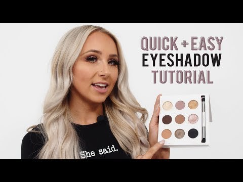 Quick & Easy Eyeshadow Tutorial | NANAMACS x JACLYN TAYLOR Makeup Palette