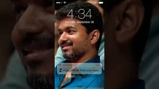 Latest trend lock Screen Animation | Thalapathy Dope | #shorts