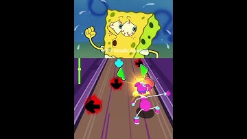 FNF Music Dash | Pibby Corrupted Ready Or Not - SpongeBob Animation 2 #spongebob #fnf