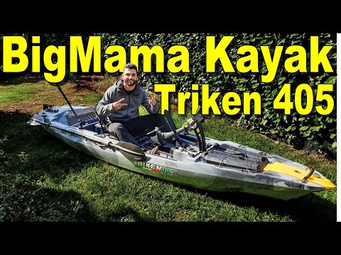 BOMBA !! ECCO IL NUOVO KAYAK !!! TRIKEN405 BigMamaKayak..recensione a 360° #KayakFishing