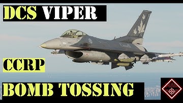 Learn how to do CCRP attack while tossing the bombs or straight and level with the DCS F-16 Viper.