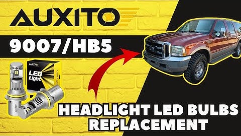 AUXITO headlight LED bulbs remove and installation 9007/HB5