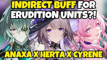 [V3 Cyrene] INDIRECTE BUFF voor alle ERUDITIE?! Anaxa x Cyrene x De Herta | AA | HSR 3.7