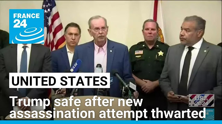 Trump safe after new assassination attempt thwarted at Florida golf course • FRANCE 24 English